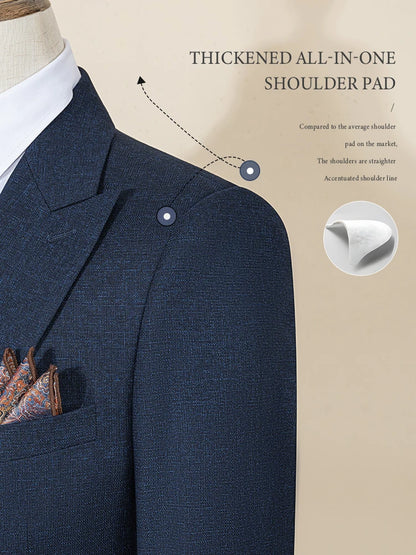 Men's Classic Single-Breasted Formal Suit Set