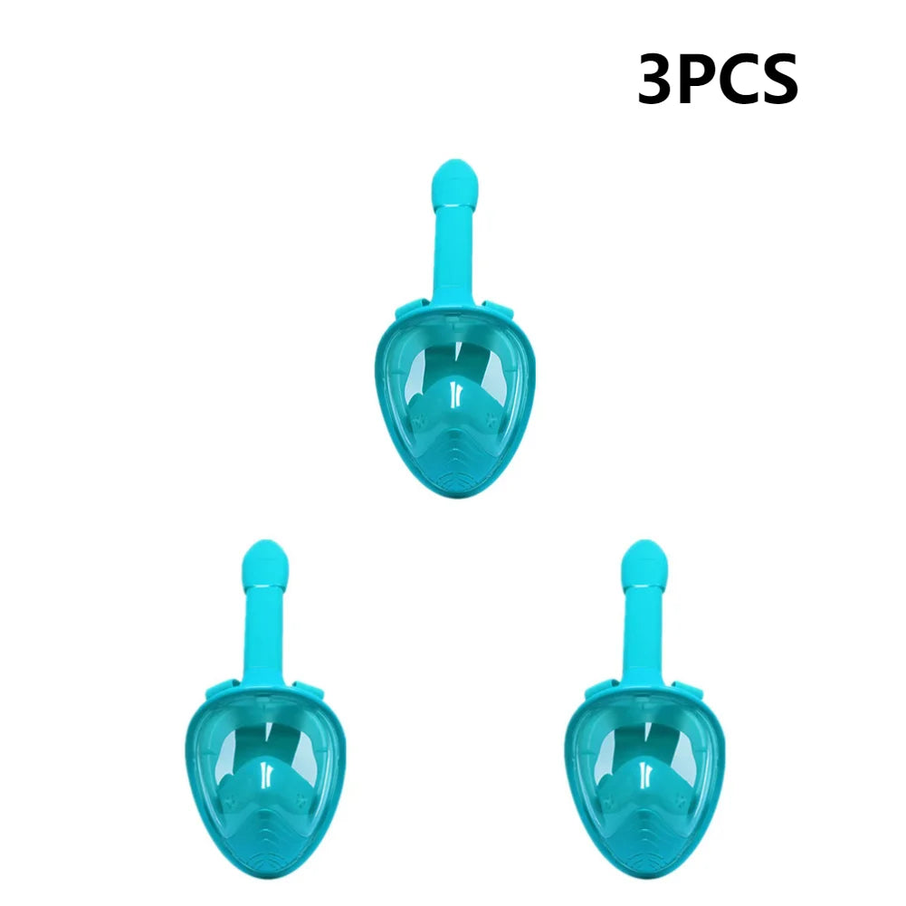 Full Face Snorkel Mask 180 Degree Panoramic View for Kids