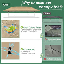 10x30 Pop Up Canopy with 8 Sidewalls