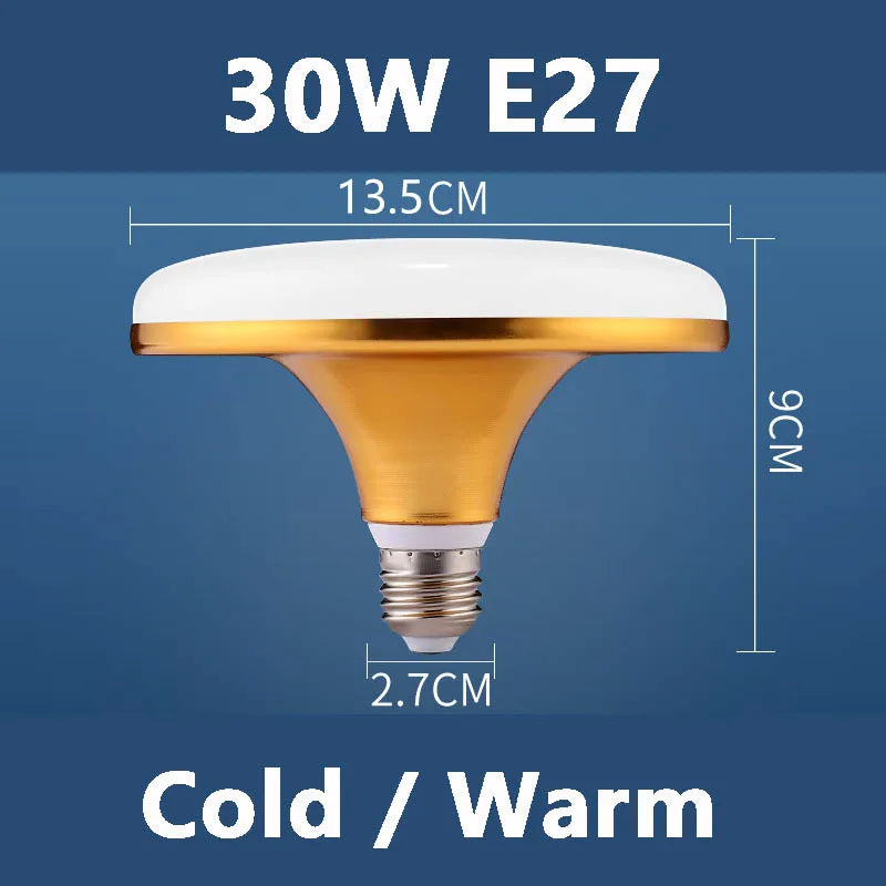 Super Bright E27 LED UFO Bulb (15W – 60W)