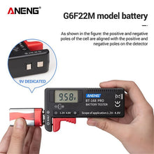 Portable Digital Battery Capacity Tester Multiple Size Battery Analyzer