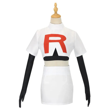 Team Rocket Anime Cosplay Costume Set