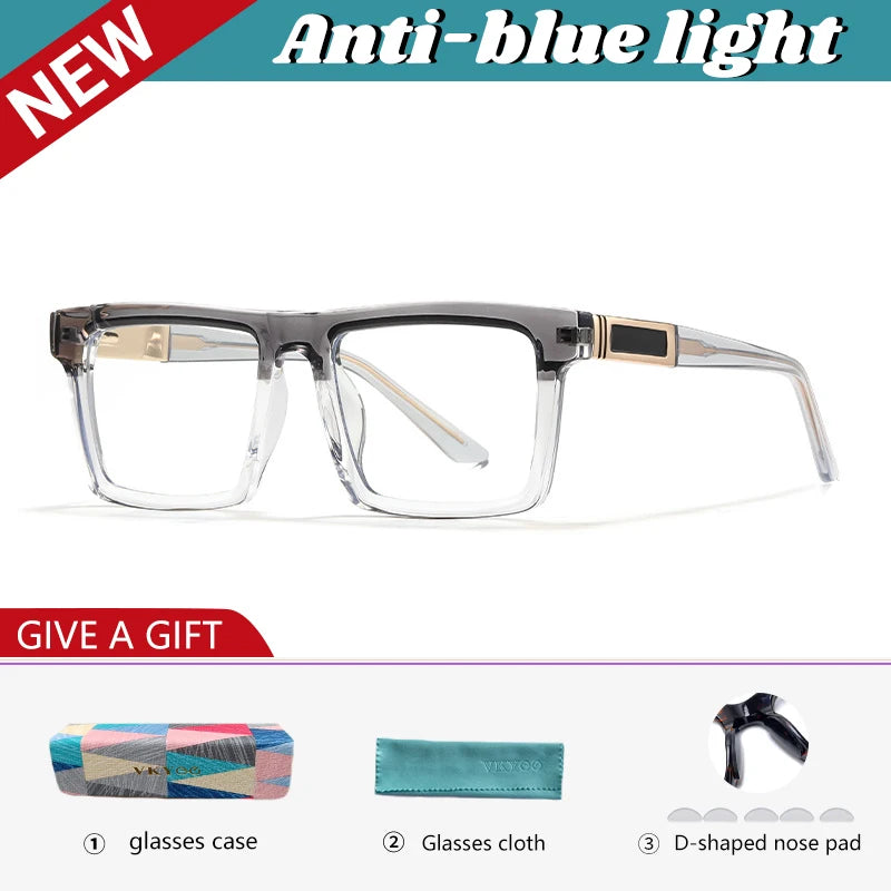 VICKY Geometric Square Large Frame Design Reading Glasses