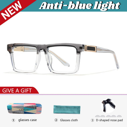 VICKY Geometric Square Large Frame Design Reading Glasses