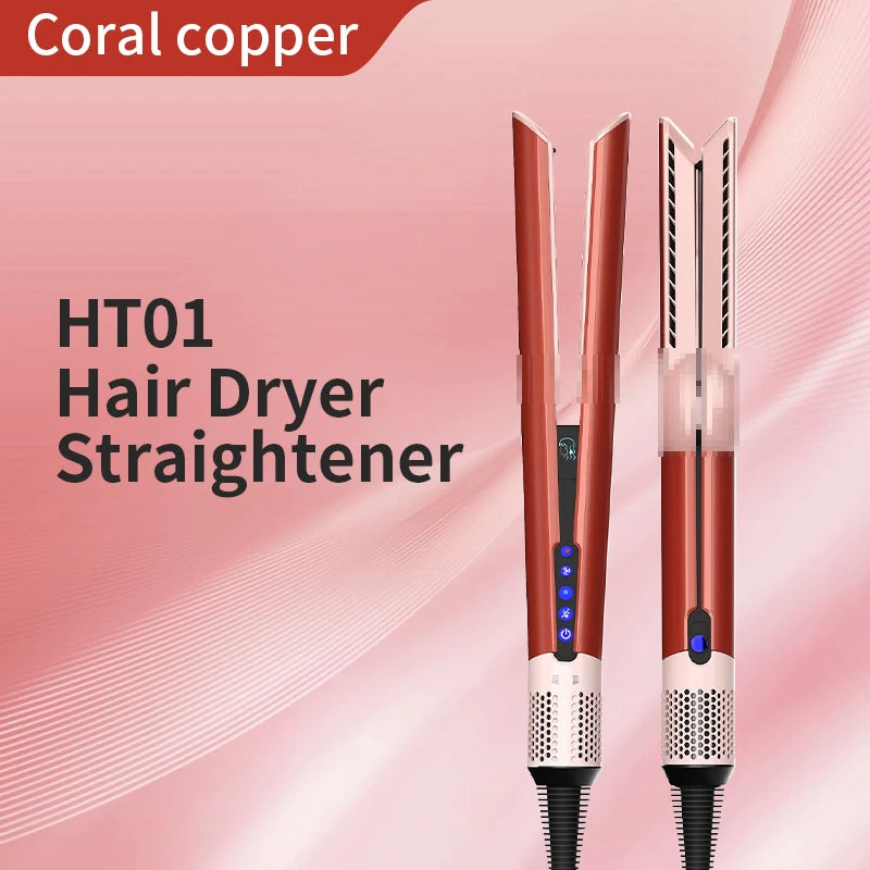 2-in-1 Hair Straightener and Dryer Combo