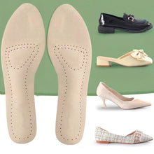 Leather Self-adhesive Insoles for Women High-heels