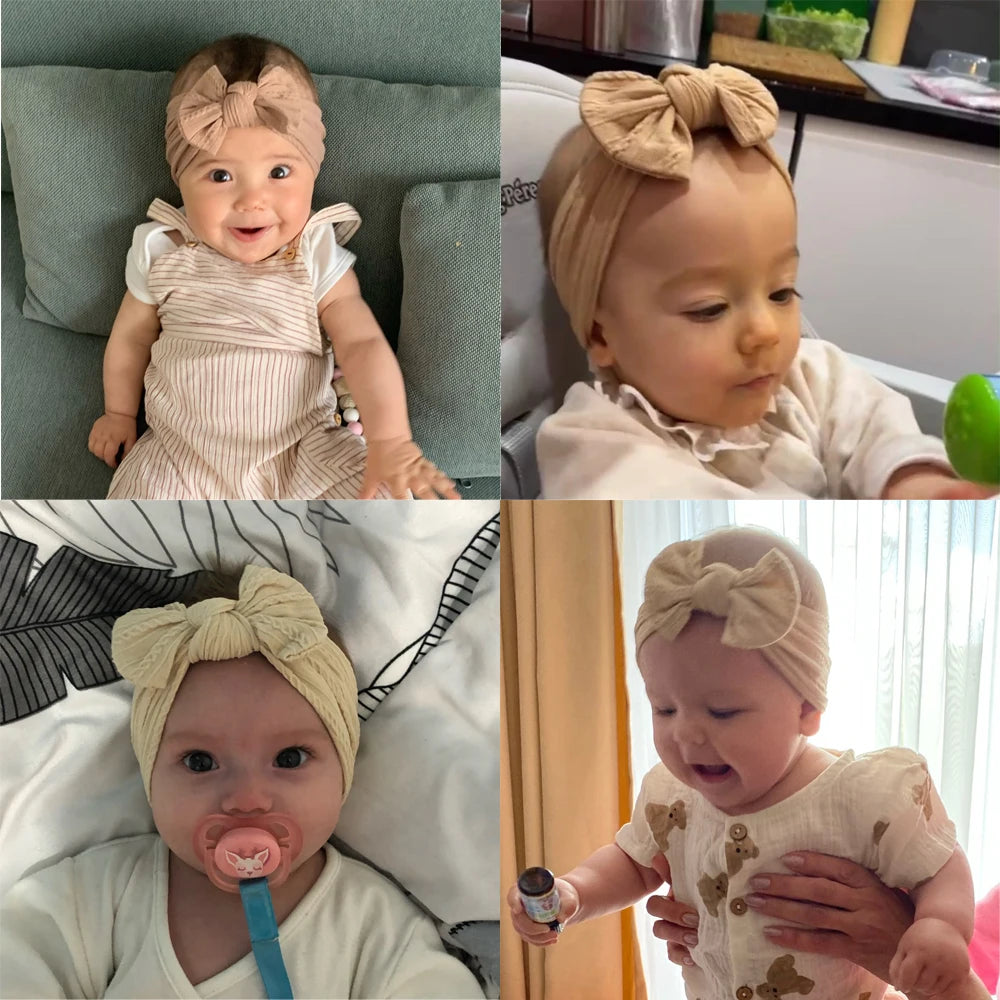 5Pcs Baby Bows Headbands Lot