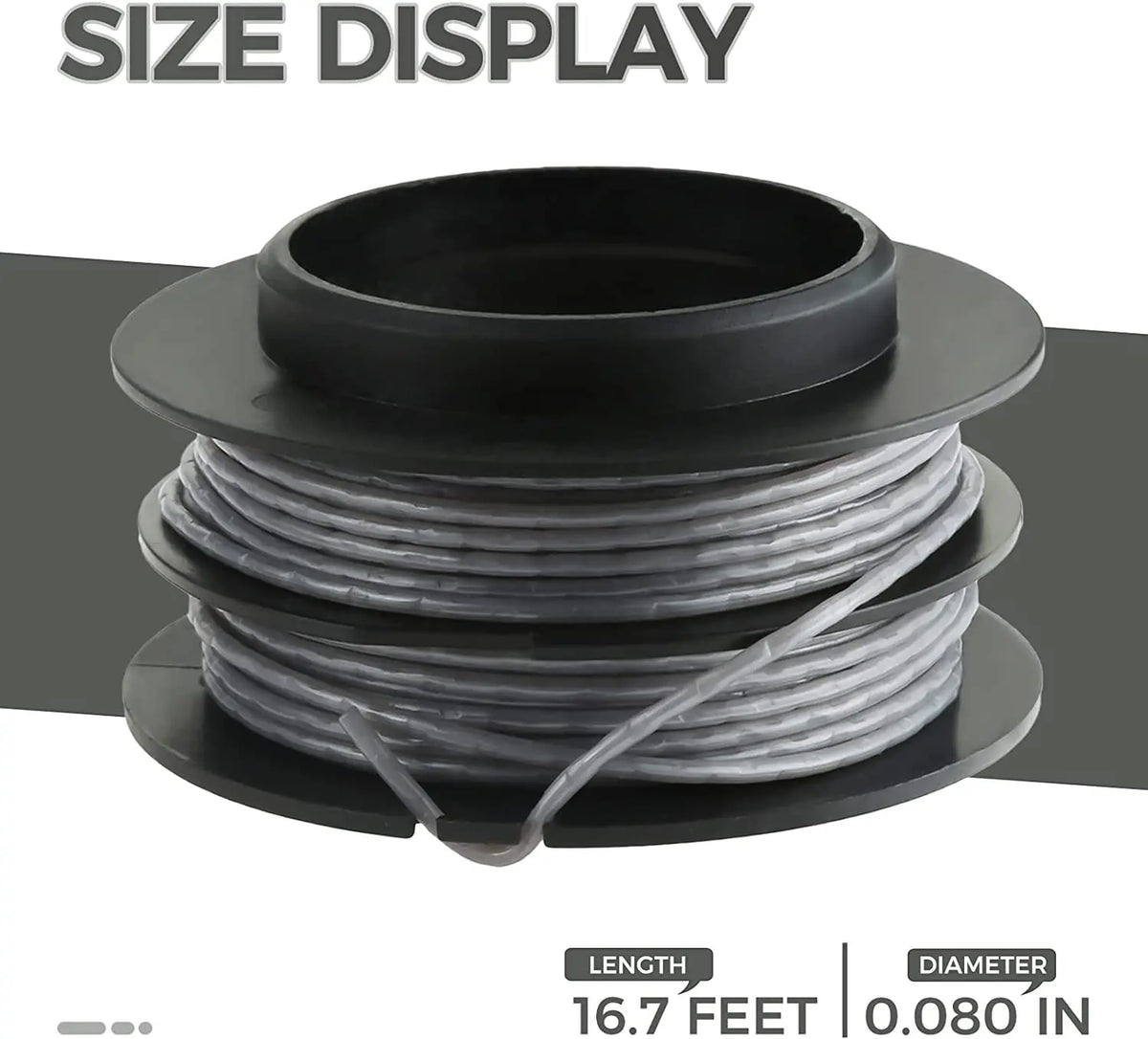 8-Pack Commercial-Grade String Trimmer Spool & Line Replacement Set