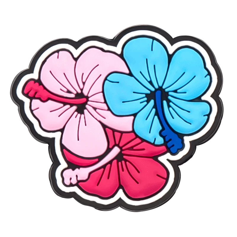 Tropical Flower & Fruit Shoe Charms Set (DIY Clog & Sandal Pins)