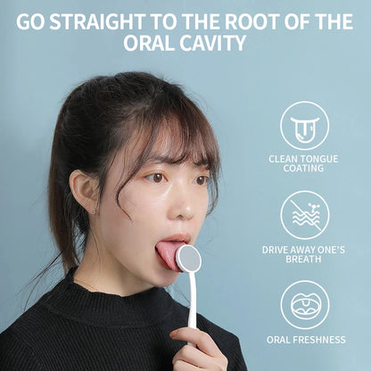 2pcs Double Side Silicone Tongue Scraper