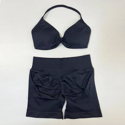 2Pces Seamless Sportswear Set
