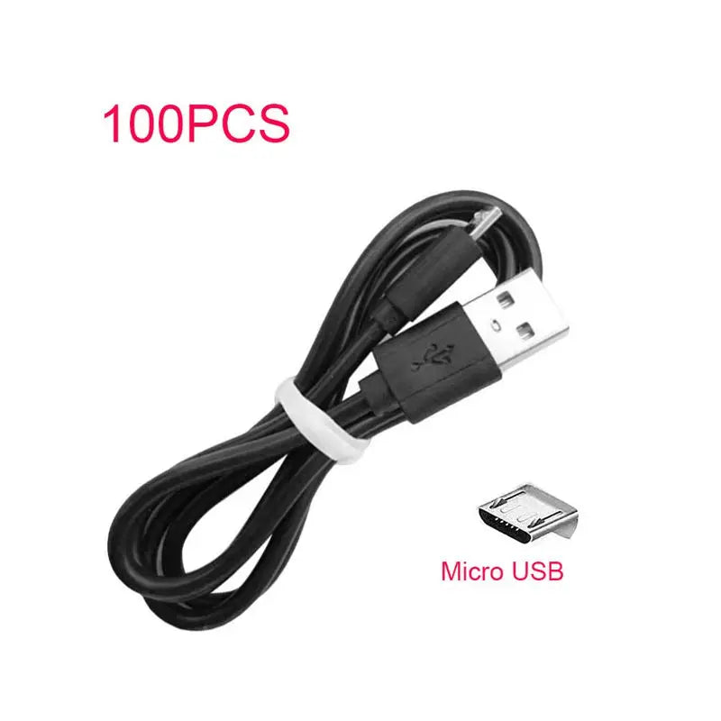 Short Micro USB Fast Charging Data Cable – Bulk Multi-Pack for Android Devices
