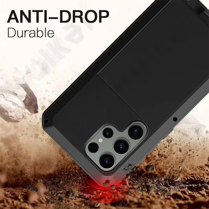 Heavy-Duty 360° Full-Body Armor Metal Phone Case