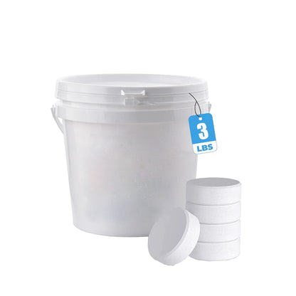 1" Stabilized Chlorine Tablets for Pools 3 lbs