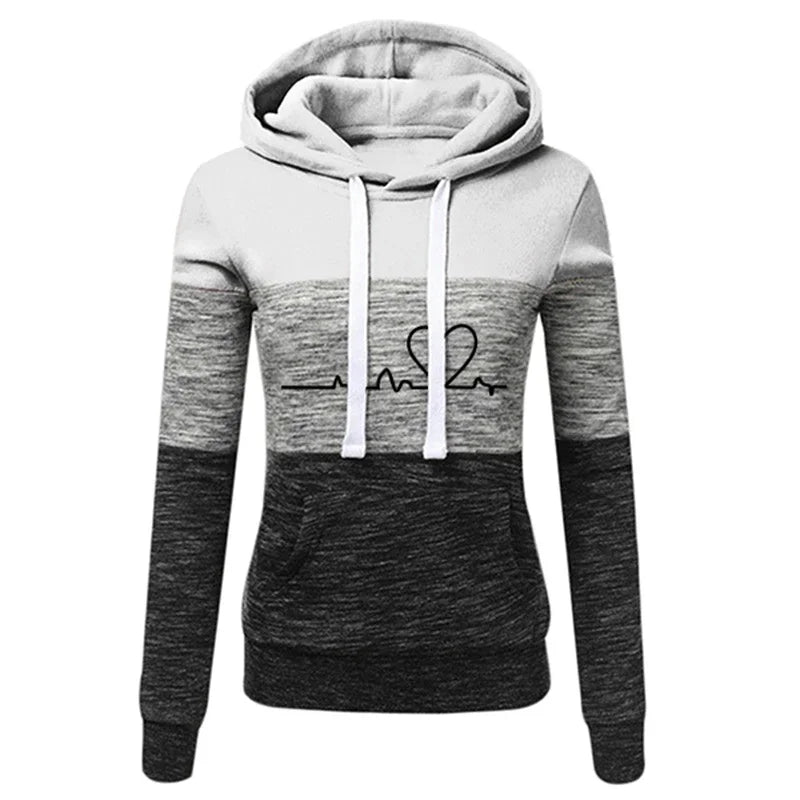 Hooded Sweatshirt Versatile Joggers Set