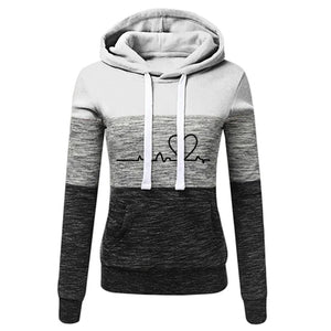 Hooded Sweatshirt Versatile Joggers Set