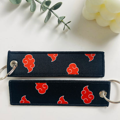 Anime Character Embroidered Key Tag