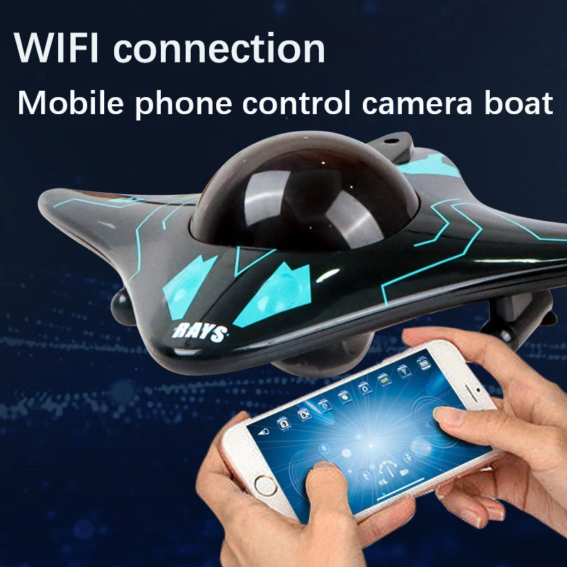 6CH Wi-Fi FPV RC Underwater Boat with Camera