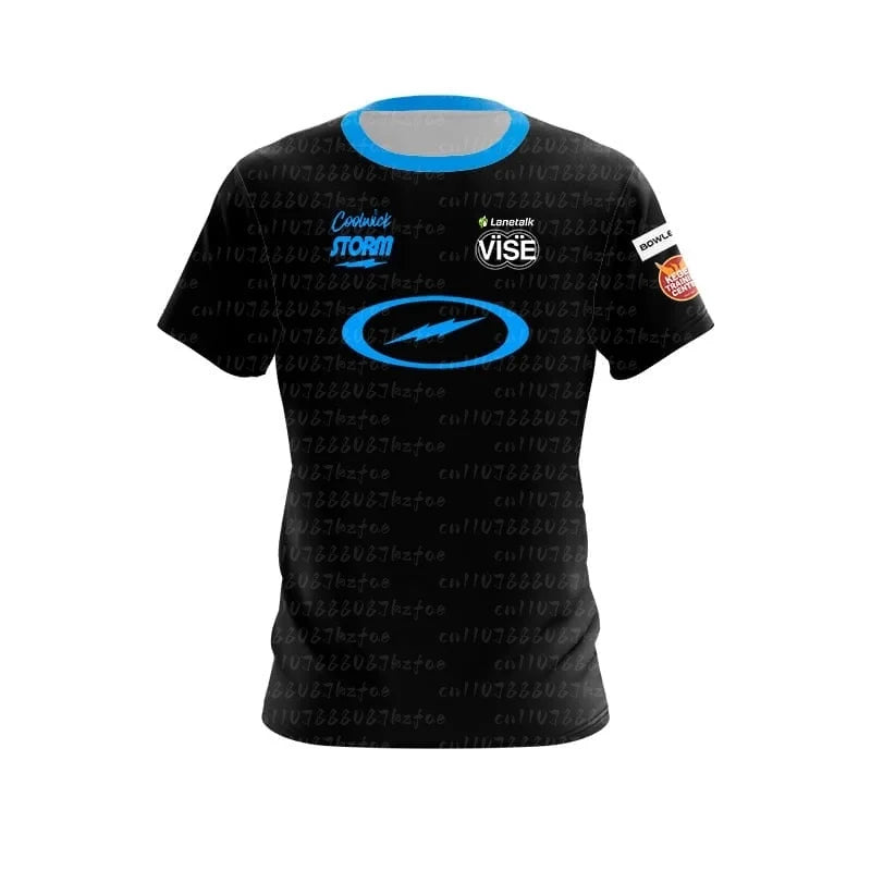 Coolwick Storm Floral Graphic Performance Bowling Jersey
