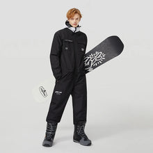 Thick One-Piece Hooded Jumpsuit