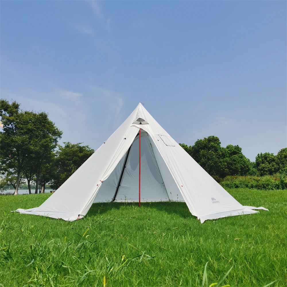 4-6 People Tipi Hot Tent with Stove Jack