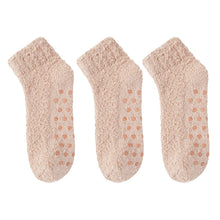 3 Pairs Non-Slip Coral Floor Socks