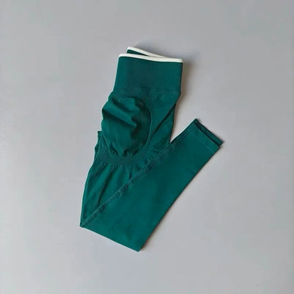 High-Waist Seamless Active Leggings