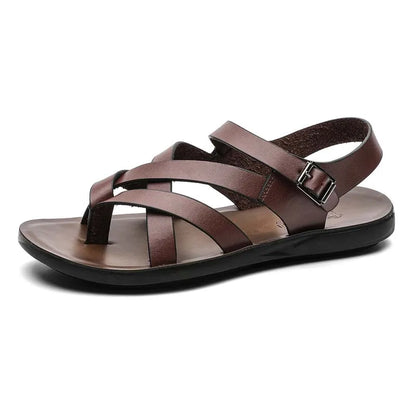 Men's Classic Gladiator Buckle Strap Roman Sandals