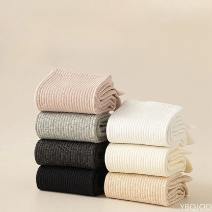 Women's Cotton Five-Finger Mid-Tube Split-Toe Socks (7-Pair Value Pack)