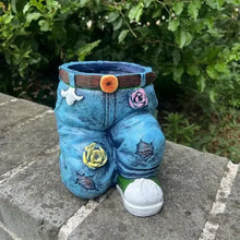 Jeans Pants Shape Flower Pot