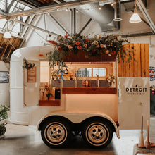 Mobile Coffee Food Trailer Fully Equipped Street Vending Shop