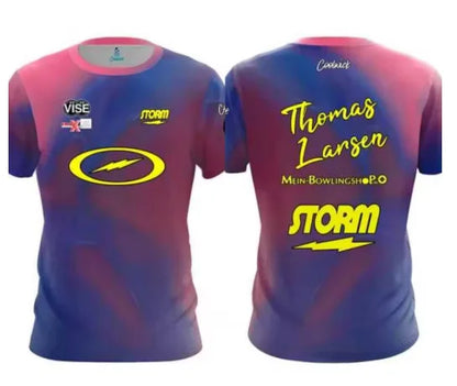 Storm Marble Fluid Graphic Performance Bowling Jersey