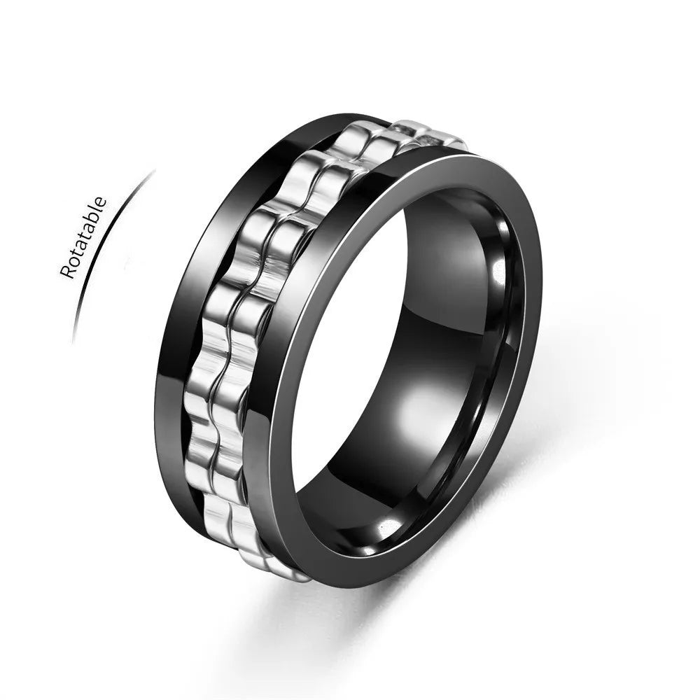Anti Stress Stainless Steel Ring