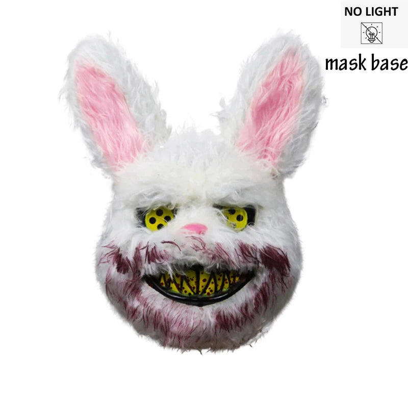 Novelty LED Bloody Furry Bunny Rabbit Bear Mask