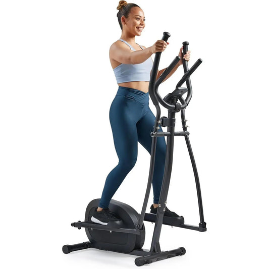 YC-Health & Fitness Smart Upright Elliptical w/Pulse Sensor Built-in