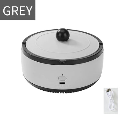 Smart Smokeless Air Purifier Ashtray - Anion Filtration & Aromatherapy Dispenser