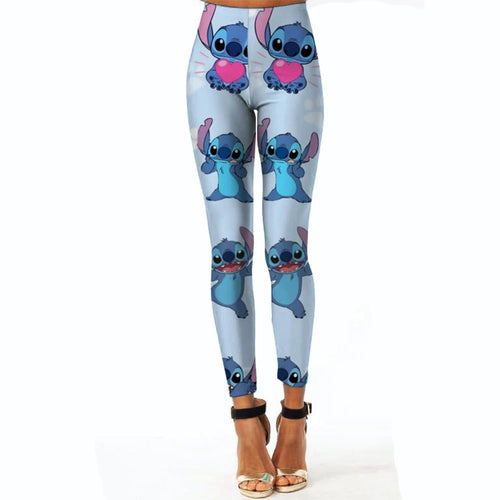 Colorful Print Ankle High Leggings