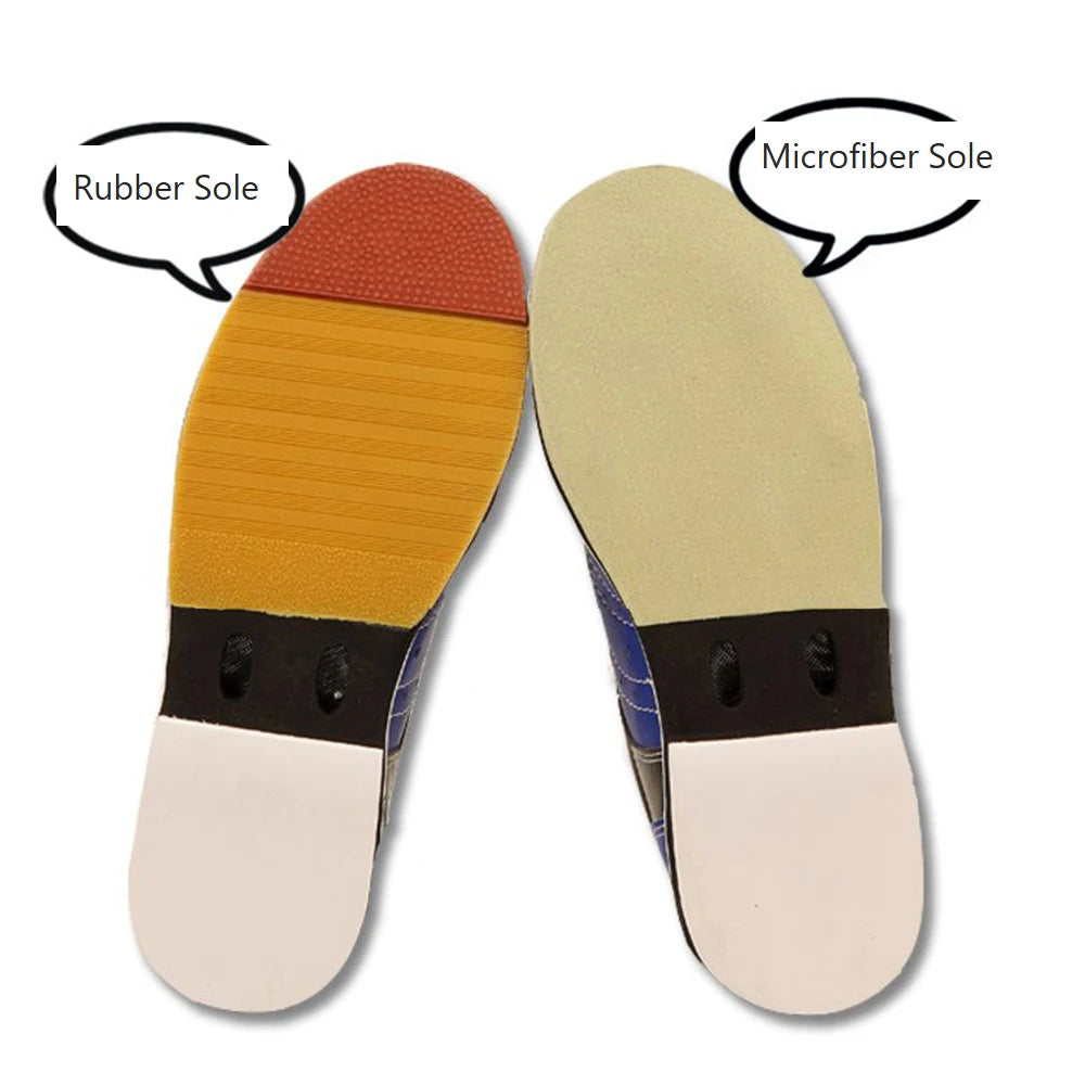 Rubber Sole with Super Fiber Slide Pad Bowling Shoes