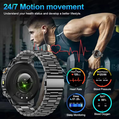 Military Smart Watch 1000Mah Battery