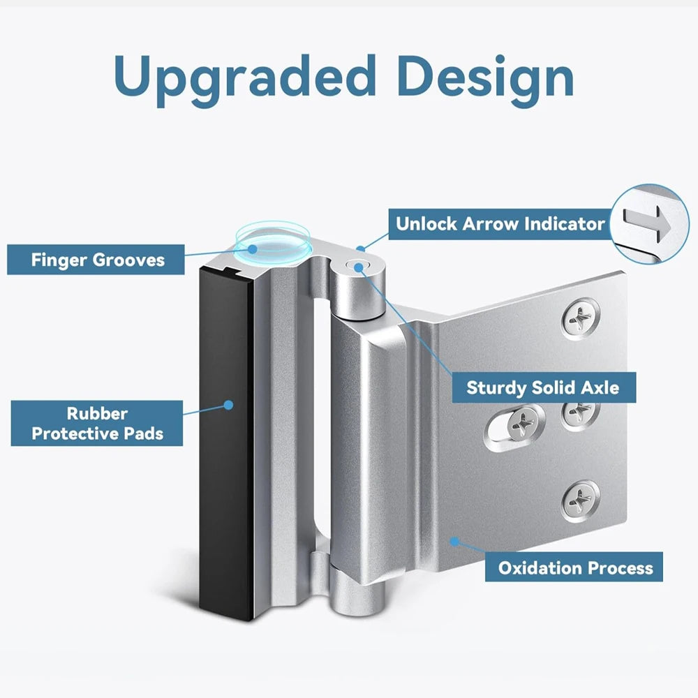 Home Security Aluminum Alloy Anti-theft Door Lock
