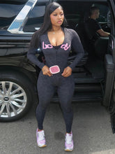 Printed 2Pce Hooded Crop Jacket + Leggings Set