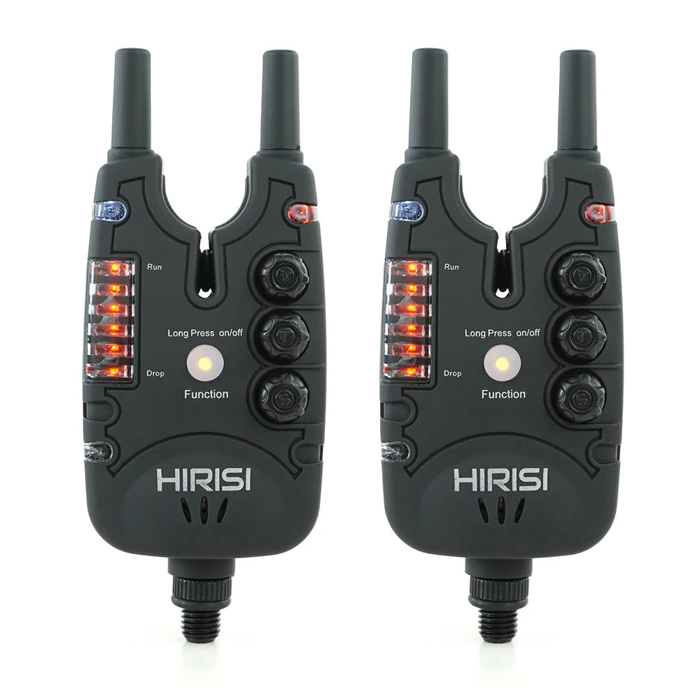 Hirisi Fish Bite Alarm with Adjustable Volume, Tone, Sensitivity & LED Indicator