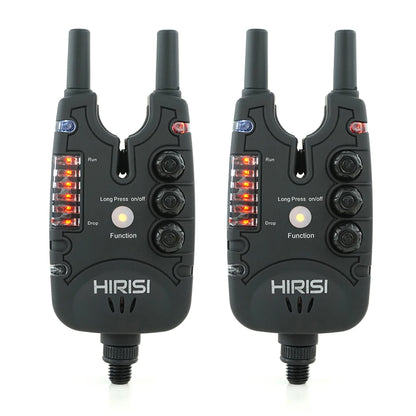 Hirisi Fish Bite Alarm with Adjustable Volume, Tone, Sensitivity & LED Indicator