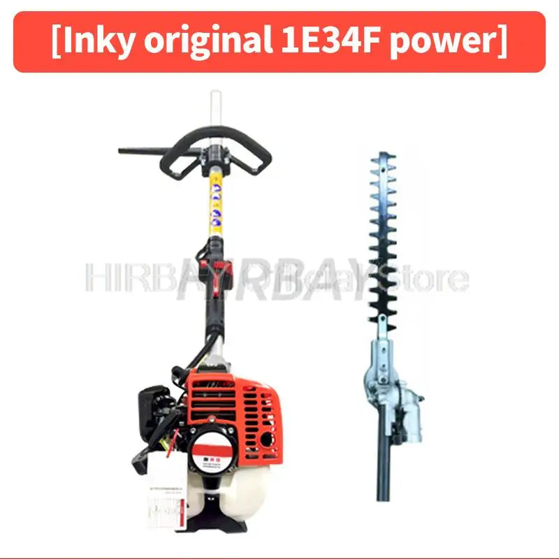Multi-Function Brush Cutter Machine Garden Trimmer With Chainsaw And Pole Saw Attachment