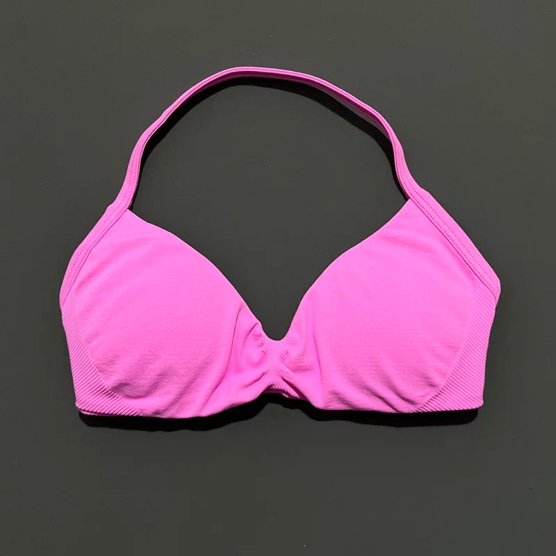 Strappy High Support Thin Strap Seamless Bras