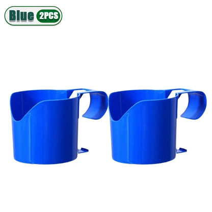 Heavy Duty Poolside Cup Holder & Hanging Organizer