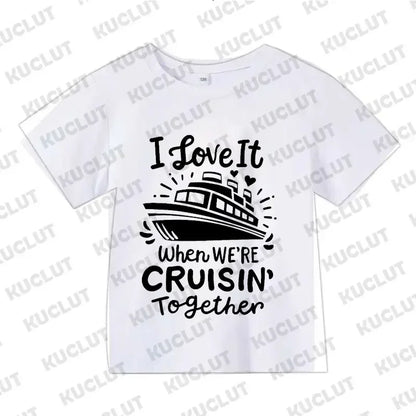 Family Cruise Squad Matching Graphic T-Shirt | Adult & Kids Vacation Tee