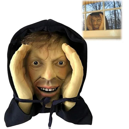 Scary Peeping Tom Window Hanging Halloween Decoration