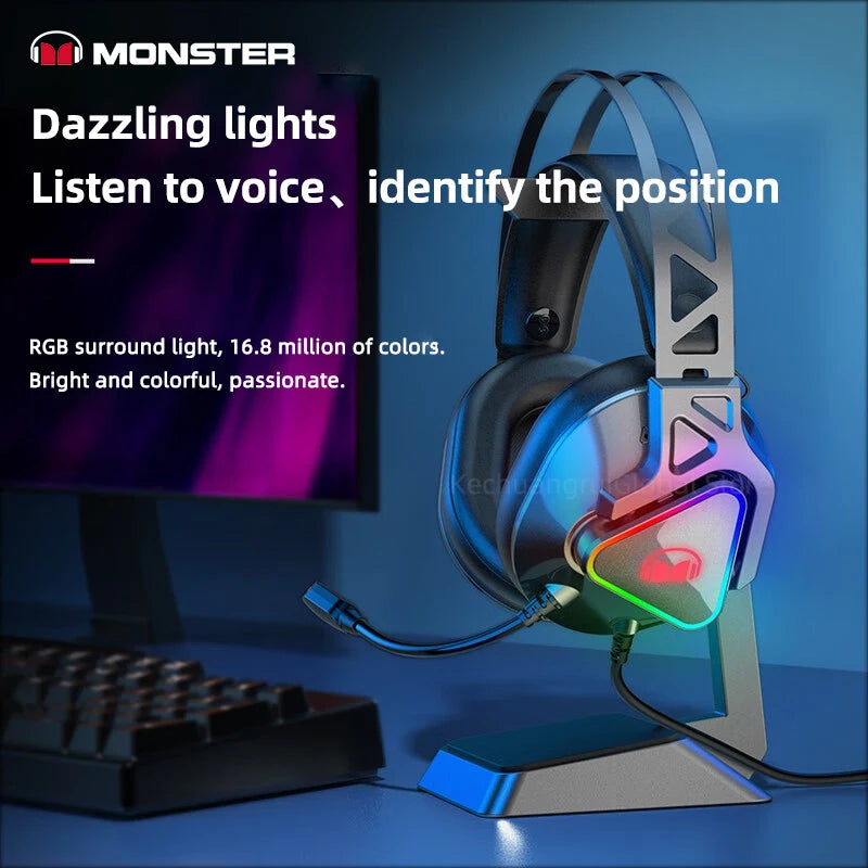 Monster N3S ENC RGB Wireless Gaming Headset