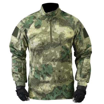 Men's Tactical Multicam Field Combat Long-Sleeve Shirt